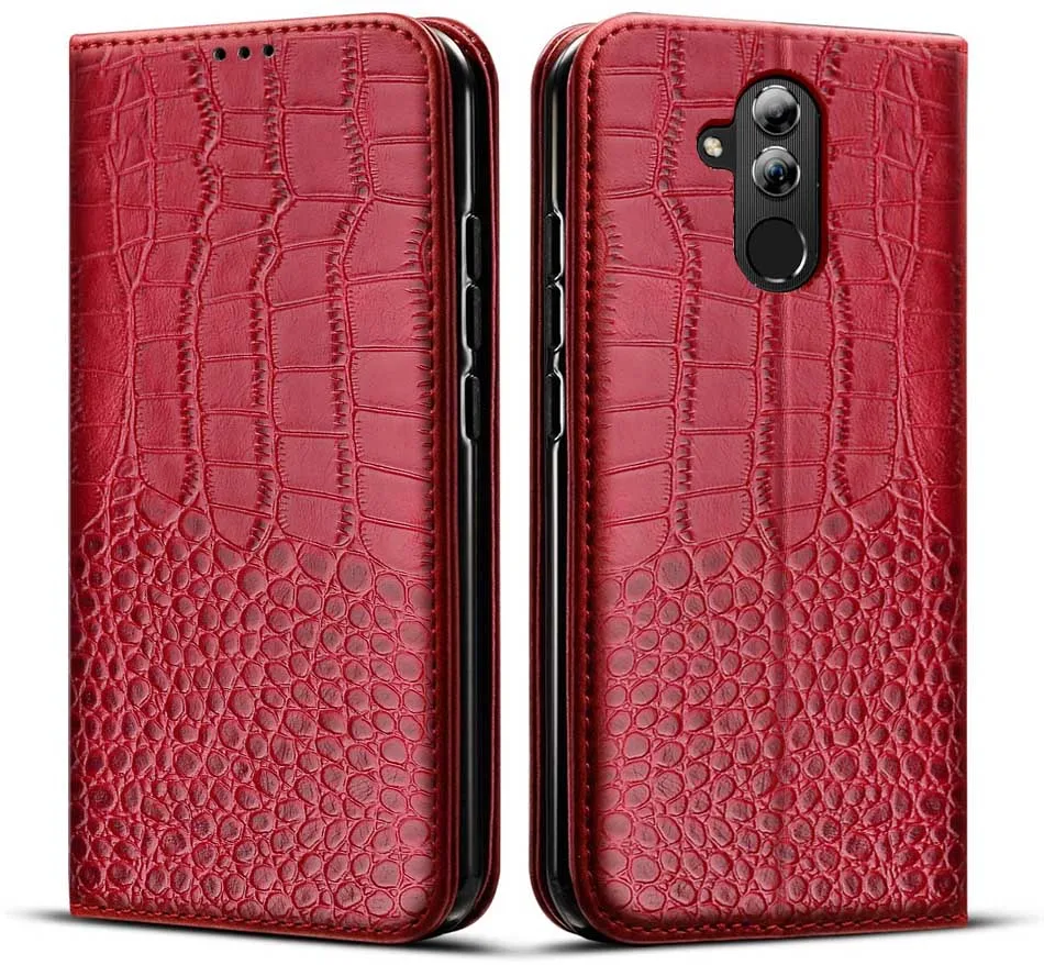 huawei snorkeling case Case for Huawei Mate 20 Lite Case Flip Crocodile texture Leather Wallet Card Holder Book case for Mate 20 Lite cover huawei pu case Cases For Huawei