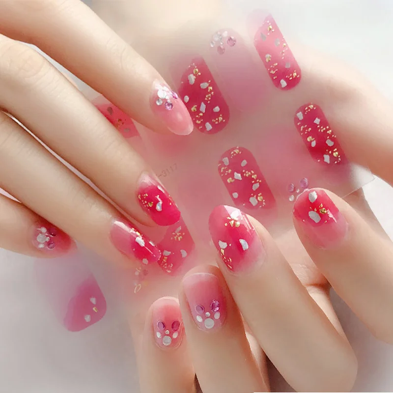 

3D Professional Waterproof Nail Polish Strips Wraps Stickers Full Cover Beauty Manicure Decoration Adhesive Tools DIY