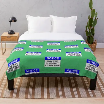 

NOTICE MAY NAP SUDDENLY AT ANY TIME Blanket Wool Flannel Plush Blanket Bedspread For office Sherpa Blanket Couch Quilt Cover Tra