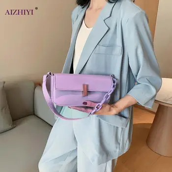 

Female Leather Solid Color Chain Handbag Retro Casual Women Totes Shoulder Bags Fashion Exquisite Shopping Bag