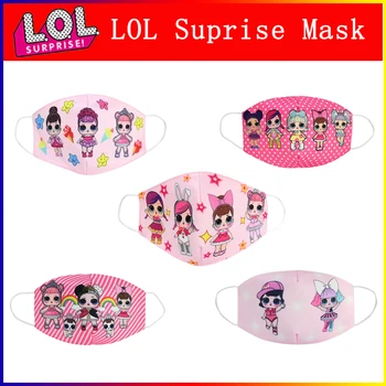 

Fast Ship LOL Surprise Kid Children Masks Anti Dust Reusable Breathable Face Mouth Protection LOL Dolls Masks Gifts for Girls