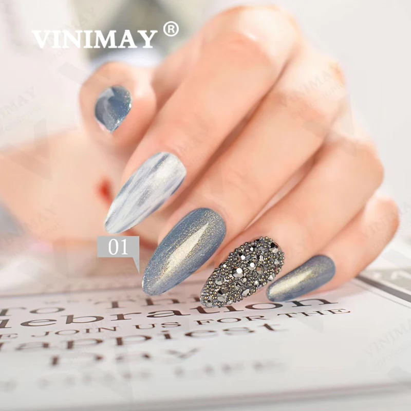 Блестящий Гель лак VINIMAY для ногтей УФ удаляемый замачиванием дизайна Праймер