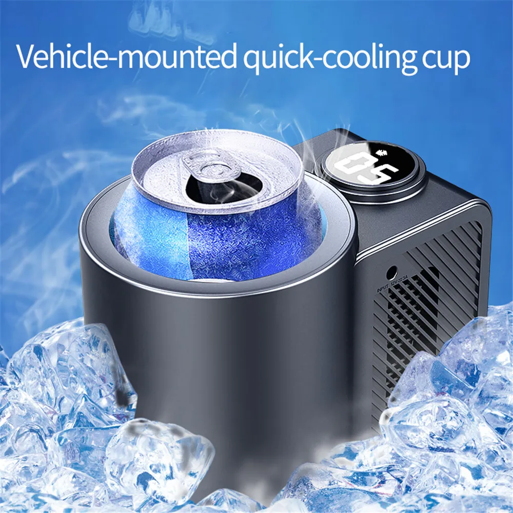 Car Electric Coffee Milk Warmer and Cooler Beverage Mug 2 In 1 Smart