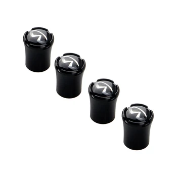 

Car Styling Tire Valve Caps Stainless Steel Wheel Airtight Cover For Infiniti Logo Q50 Q45 FX35 G35 G37 M35 QX70 FX37 QX60 Q30