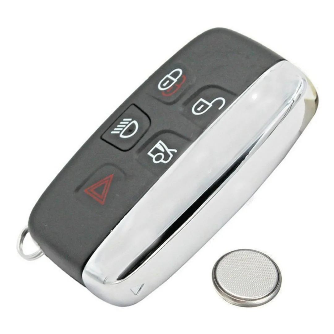 Fit for Land Rover LR4 Range Evoque Sport 5 Buttons Remote Key Case Shell