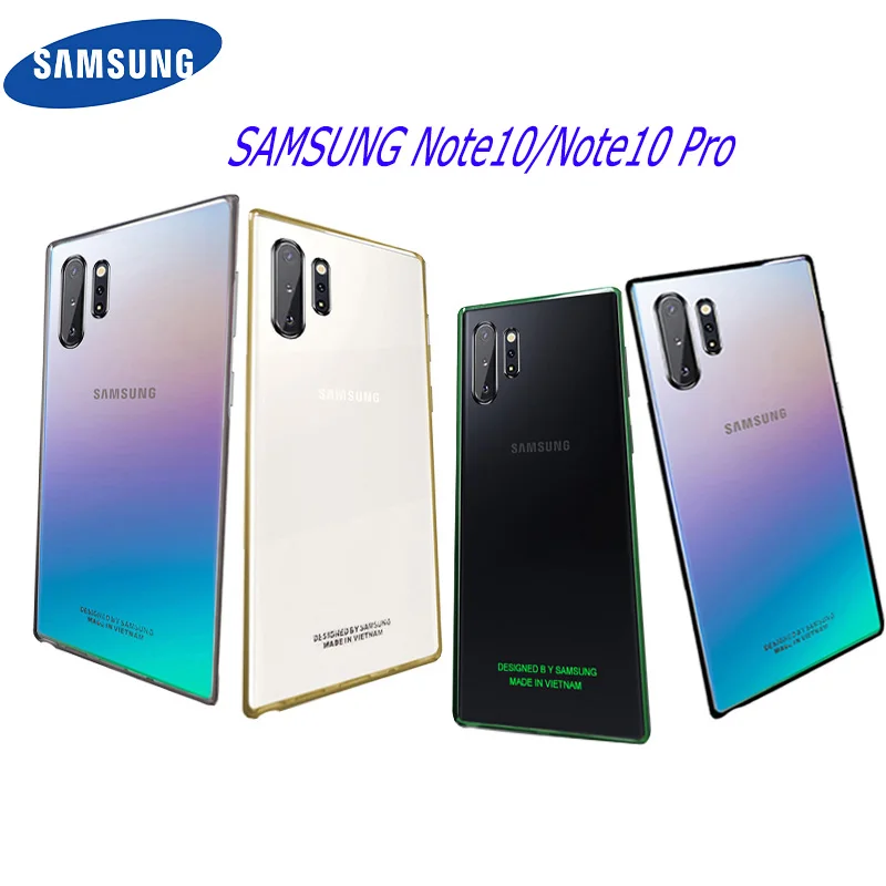 

Samsung Note 10 plus PC case official original transparent hard PC transparent plating Samsung Galaxy Note 10 plus Note10 Cover