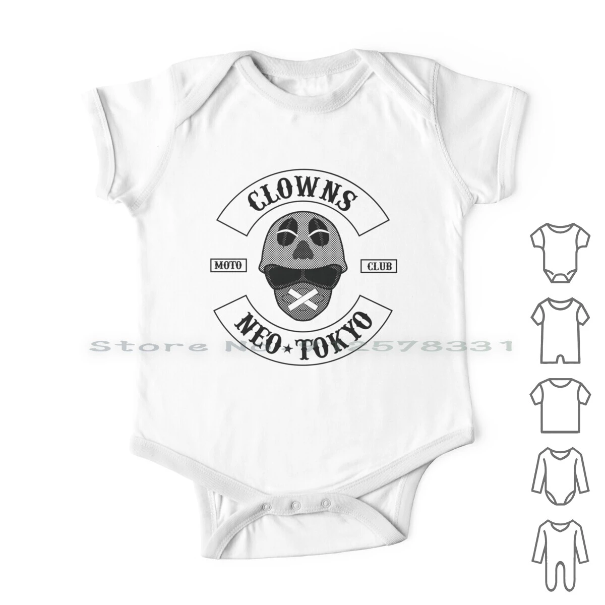 The Clown Motorcycle Club Neo Tokyo Akira Newborn Baby Clothes Rompers Cotton Jumpsuits Akira Clowns Capsules Neo Tokyo Aliexpress