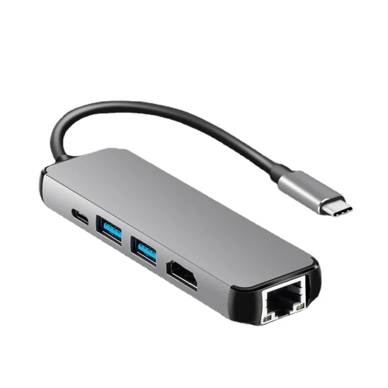 USB C док-станция для ноутбука 3 0 HDMI-совместимая RJ45 гигабитная PD Fealushon MacBook Samsung Galaxy S9