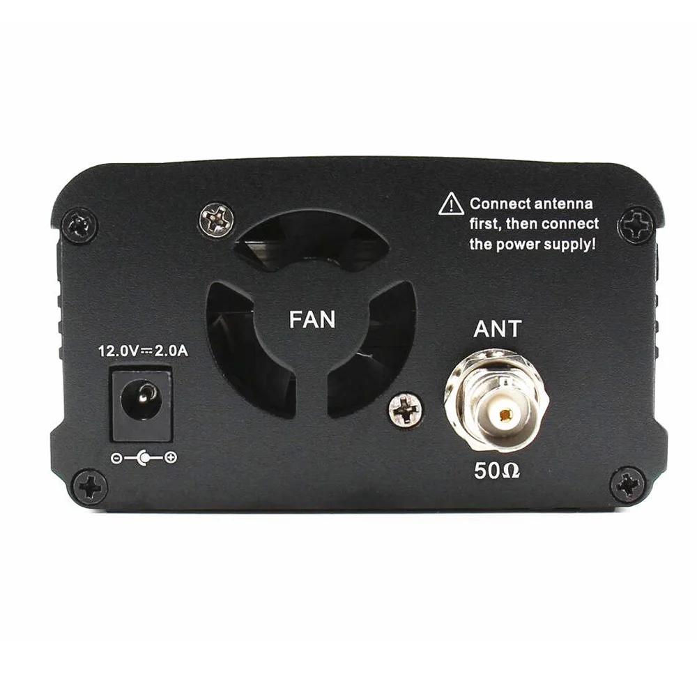 

12V 100KHz Stereo Audio FM Transmitter Radio Broadcast Station PLL+ Antenna