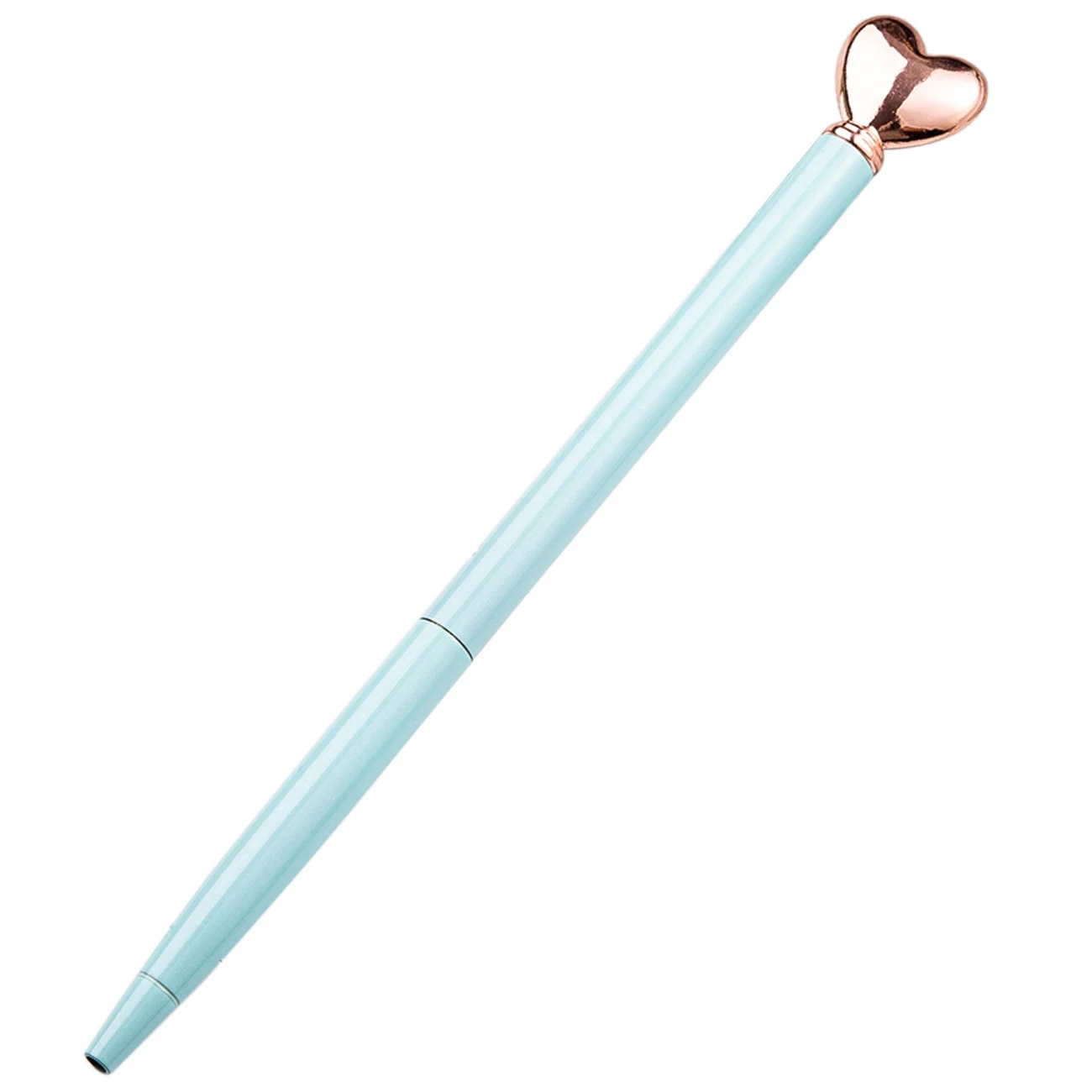 Ballpoint Pen 1PCS Creative Multicolor Ballpoint Pen Business Metal Heart Office Pens School Stationery Office Supplies