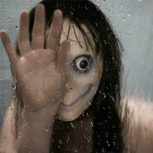 New Minecraft Terrorizer Bird Beak Security Momo Hacking Challenge Whale Game Horror Mask Latex Masks Big Eye With Long Wigs david whale adventures in minecraft