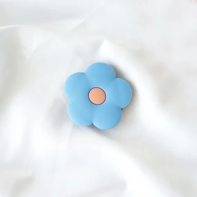 Blue flower Универсальный растягивающийся 3D Кронштейн для мобильного телефона с мультипликационной воздушной сумкой, расширяющаяся подставка для телефона, автомобильный держатель для телефона huawei - Цвет: Blue flower