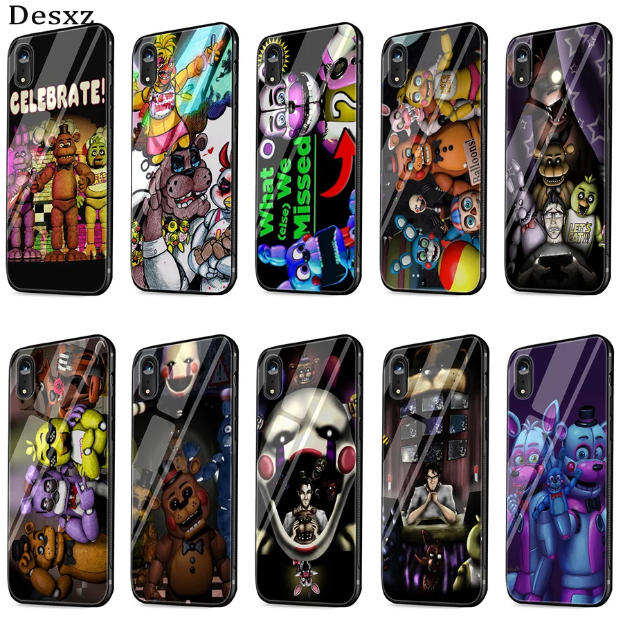Чехол из закаленного стекла Five nights at freddy's fnaf freddy противоударный чехол для iPhone X 6
