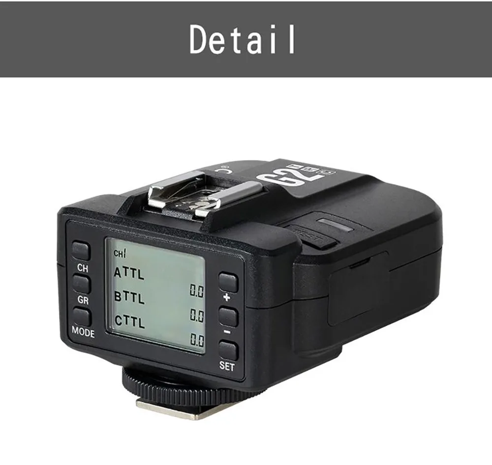 Triopo g2 2.4g sem fio flash gatilho