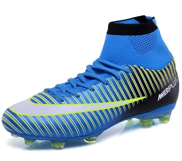 Price 2019 Football Shoes Soccer Boots For Men Children Soccer Cleats Turf Shoes Leather Soccer Trainer Boys Soccer Sneaker Turf Boot