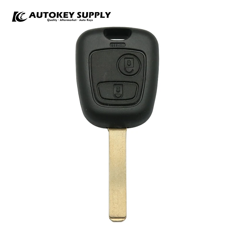 

Для Peugeot 307, 2 кнопки, флейта с канавкой Autokeysupply AKPGS215