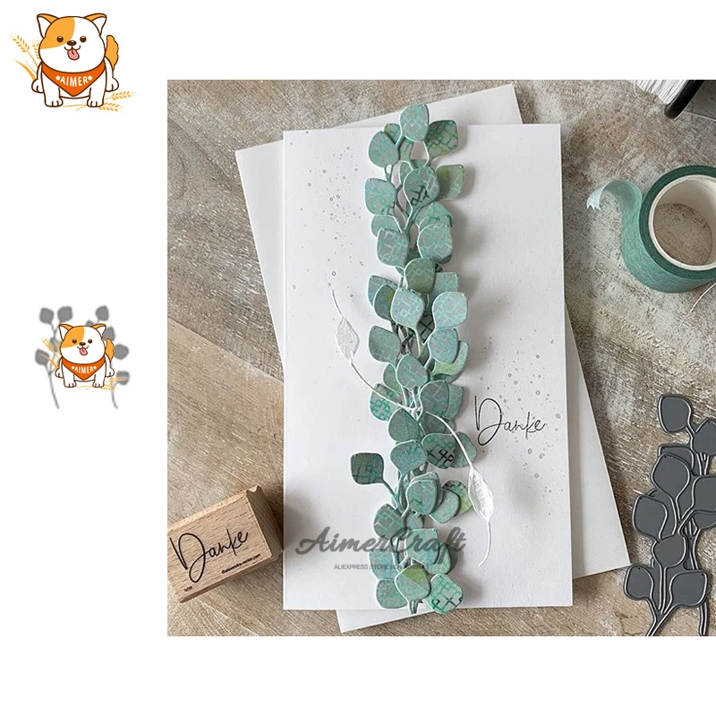 Flower Grass Series Metal Cutting Dies Scrapbooking Stencil Decorative Embossing Craft Die Cuts Card Making New For 2020 | Дом и сад