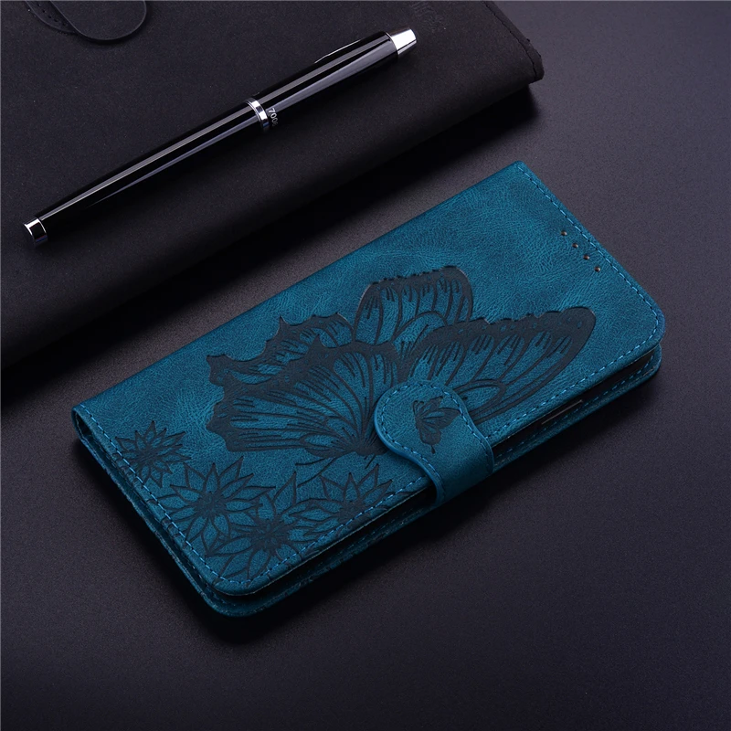 New Retro Embossed Big Butterfly Pattern For Xiaomi Mi 10T Pro 5G For Xiaomi Mi 10T Lite Wallet Case Cover best flip cover for xiaomi