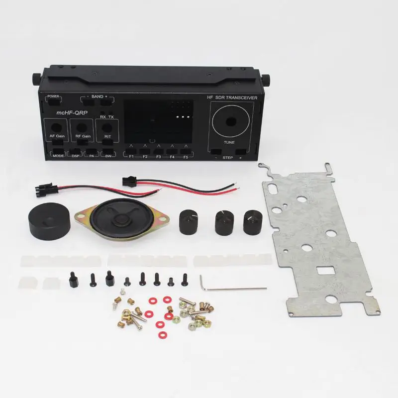 Алюминиевая крышка корпуса Кнопка DIY наборы для mcHF SDR радио UI RF 0,4 0,5+ щит доска+ динамик+ ручка