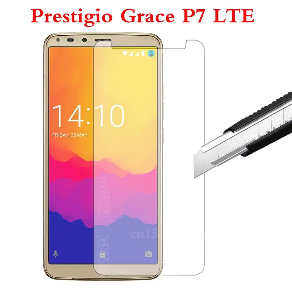 Закаленное стекло для Prestigio Muze b7 D3 D5 V3 X5 E5 F5 LTE wize Y3 Q3 Grace Z5 Q5 P7 B7 LTE Взрывозащищенная защитная пленка - Цвет: for Grace P7 LTE