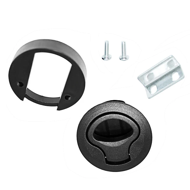 NON LOCKING New Black 2" Flush Pull Slam Latch for Boat Marine Deck