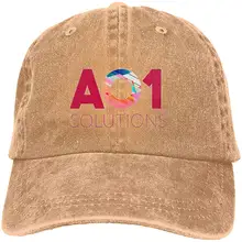 Maxdo Мужская и женская унисекс бейсболка Регулируемая с AO1 печать логотипа