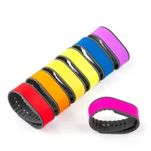 2 шт 13,56 МГц Mifare классический 1 к RFID браслет NFC силиконовый браслет MFS50 бесконтактная смарт-карта для системы контроля доступа