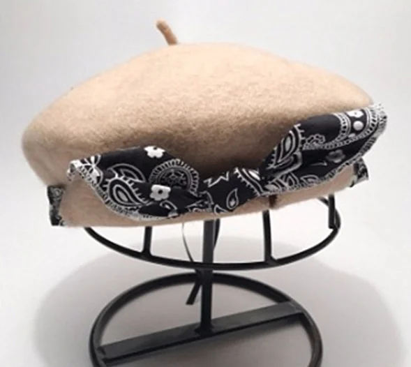 Корейская версия, новая осенняя и зимняя шапка моряка, Женская трендовая Ретро винтажная шерстяная Повседневная шапка для художника, японская шапка - Цвет: khaki