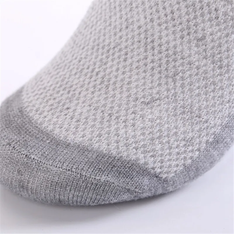 20Pcs=10Pair Breathable Men's Socks Short Ankle Socks Men Solid Mesh High Quality Male Boat Socks Invisible Cotton Socks