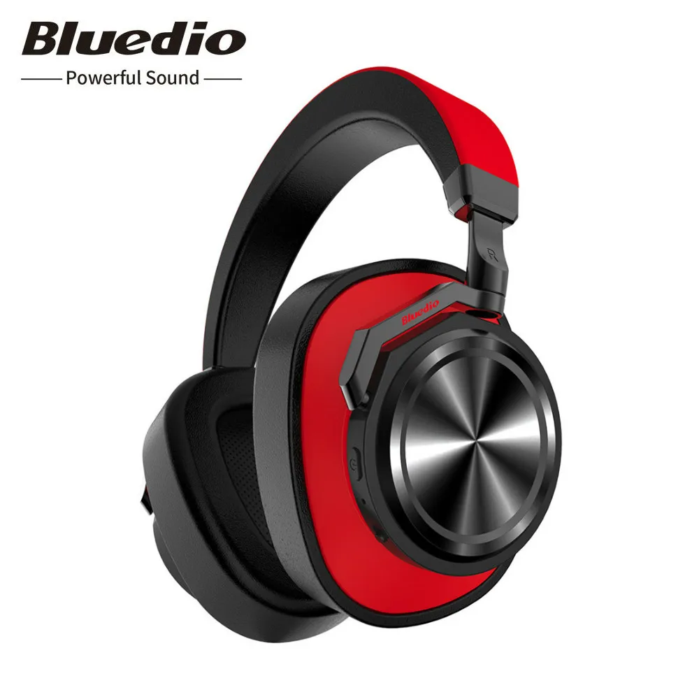 Оригинальные беспроводные Bluetooth наушники Bluedio T6 с шумоподавлением, портативные басы, Hi-Fi, стерео гарнитура для спорта и музыки с микрофоном