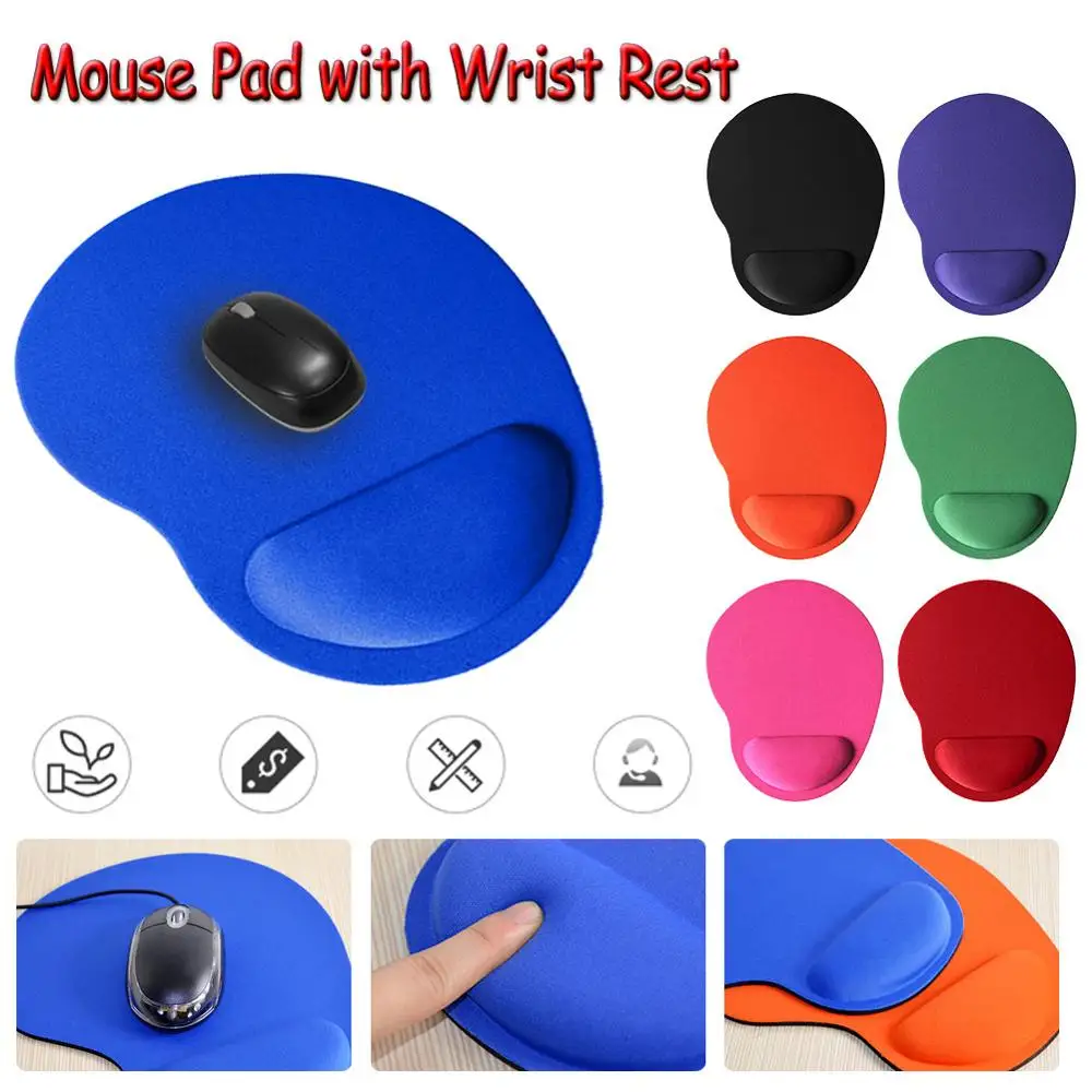 Soft Eva Mouse Pad Antislip Wrist Protect Support Optical Trackball Pc
