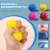 Magic TPR Sticky Target Ball Флуоресцентный Липкий Настенный Шар Декомпрессионная Игрушка Антистрессовый Сквош детские игрушки Снятие Стресса для взрослых