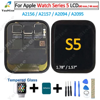 

For Apple Watch Series 5 LCD Display Touch Screen Digitizer 40mm / 44mm LTE Replacement For Apple watch 5 LCD