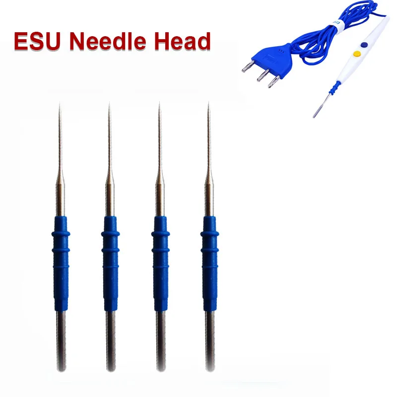 10pcs High Frequency Electrosurgical Cautery Pencil Needle Electrode 2.