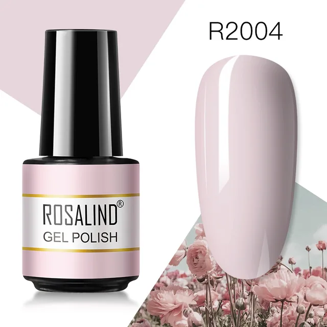 ROSALIND Gel Nail Polish 7ML Matte Base Top Coat For Soak Off Gel Polish UV LED Gel Semi Permanent Varnishes Design Nail Art RAR2004