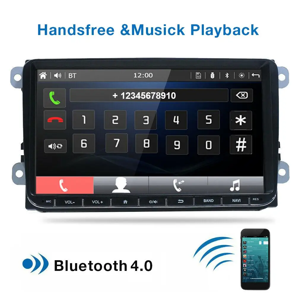 2din радио Автомобильный мультимедийный плеер gps навигации Bluetooth WiFi мульти-медиа-9 дюймов емкостный сенсорный экран Экран Android автомобильный Радио плеер