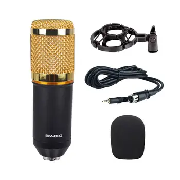 

Portable Widely Compatibility BM800 Metal Mesh Studio Home KTV Computer Sound Recording Condenser Microphone микрофон