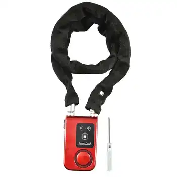 

Y797G Waterproof Smart Bluetooth Bicycle Chain Lock Anti Theft Smartphone Control Lock Red Hot Sale
