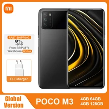 Global Version POCO M3 4GB 64GB / 128GB Smartphone Snapdragon 662 Octa Core 48MP Triple Camera 6.53" FHD+ Screen 6000mAh Battery