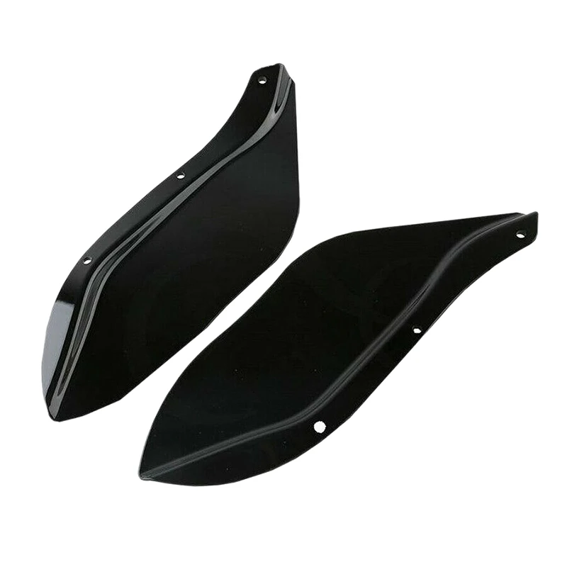 Черный ABS боковые воздушные дефлекторы лобовое стекло для Harley Touring FLHR FLHT FLHX 96-13