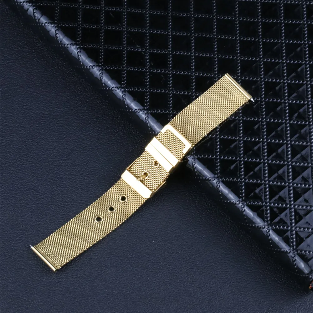 Quick Release Milanese Watchband For Smart DW Watch 10mm 12mm 14mm 16m 18mm 20mm 22mm Watch Band For skmei DW Pagani Design