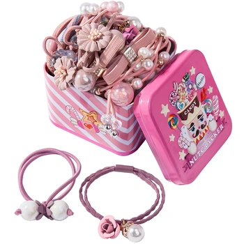 

Children's hair accessories do not hurt hair band rope girl tiara hair ring ponytail baby head rope