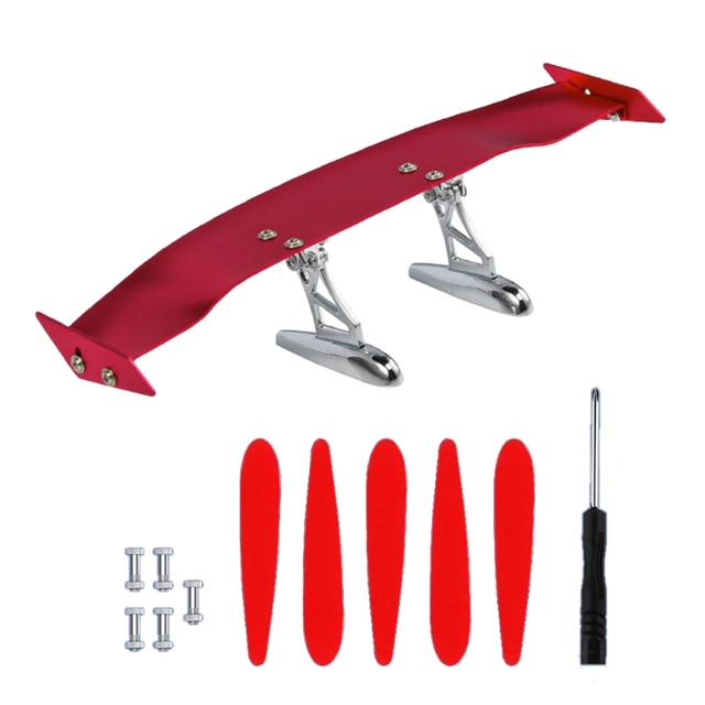 Universal Car Mini Spoiler Wing Auto Modified Tail Wing Mini Auto Decoration Without Perforation Tail Decoration