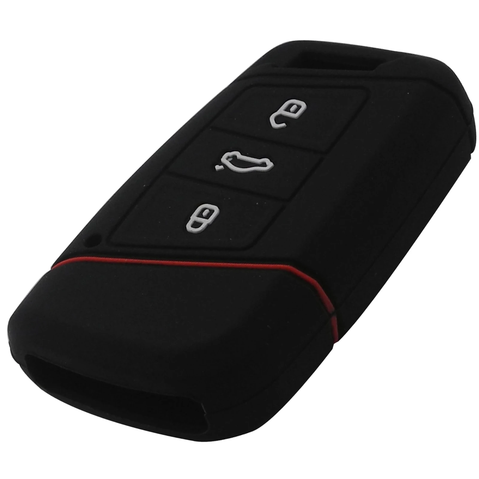 Bilchave 50 шт. 3 кнопки силиконовый чехол для ключей Крышка для Volkswagen VW Magotan Passat B8 Skoda A7