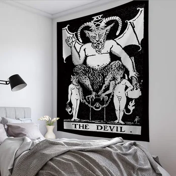 

Tarot Card Tapestry Wall Hanging Astrology Divination Bedspread Beach Mat