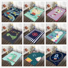 30 стилей, Детские Мультяшные ковры для гостиной, спальни, коврики для детской комнаты, коврики для ползания, 3D Рисунок, Рождественский Подарочный коврик