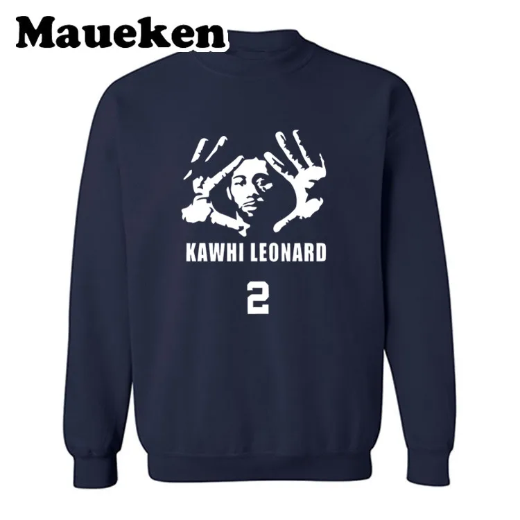 Мужские толстовки MVP Kawhi Leonard 2 KLAW kawaii Los Angeles KL2 толстовки толстые с круглым воротником Зимние W19101128