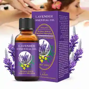 

30ML Lavender Essential Oil Pure Natural Pure Essential Oils Aromatherapy Diffusers Oil Relieve Stress Air Care Lavender Aroma