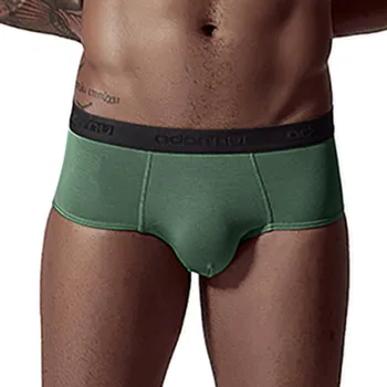 

Men's Soft Briefs Underpants Men's Fashion Splicing Soft Briefs Underpants Knickers Shorts Sexy Underwear ropa interior hombre