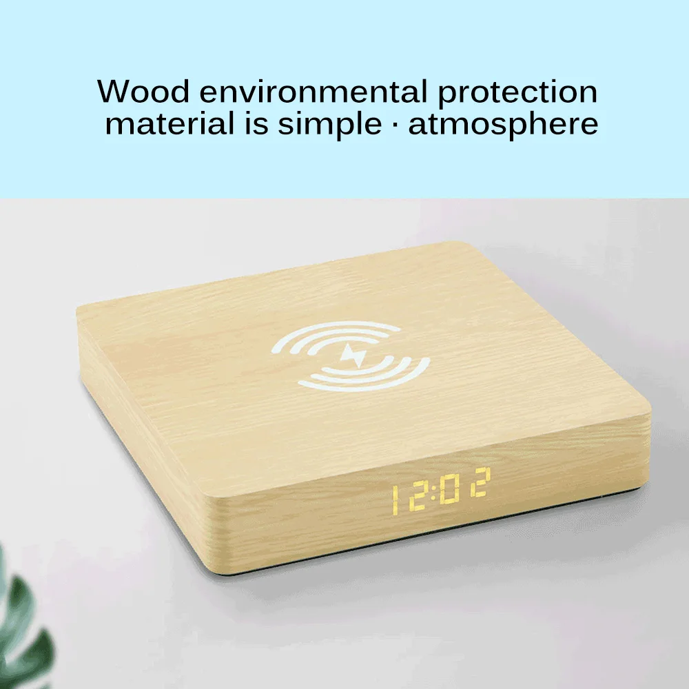 

Multi-Purpose Home Wireless Charger, Alarm Clock Charger, Fast Charging, Multi-Function Display